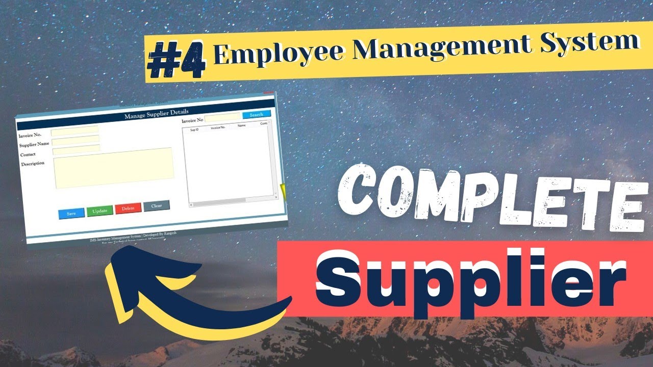 🔥#4 How to Create Inventory Management System with Database in Python | 0 to Hero Course | Billing🔥