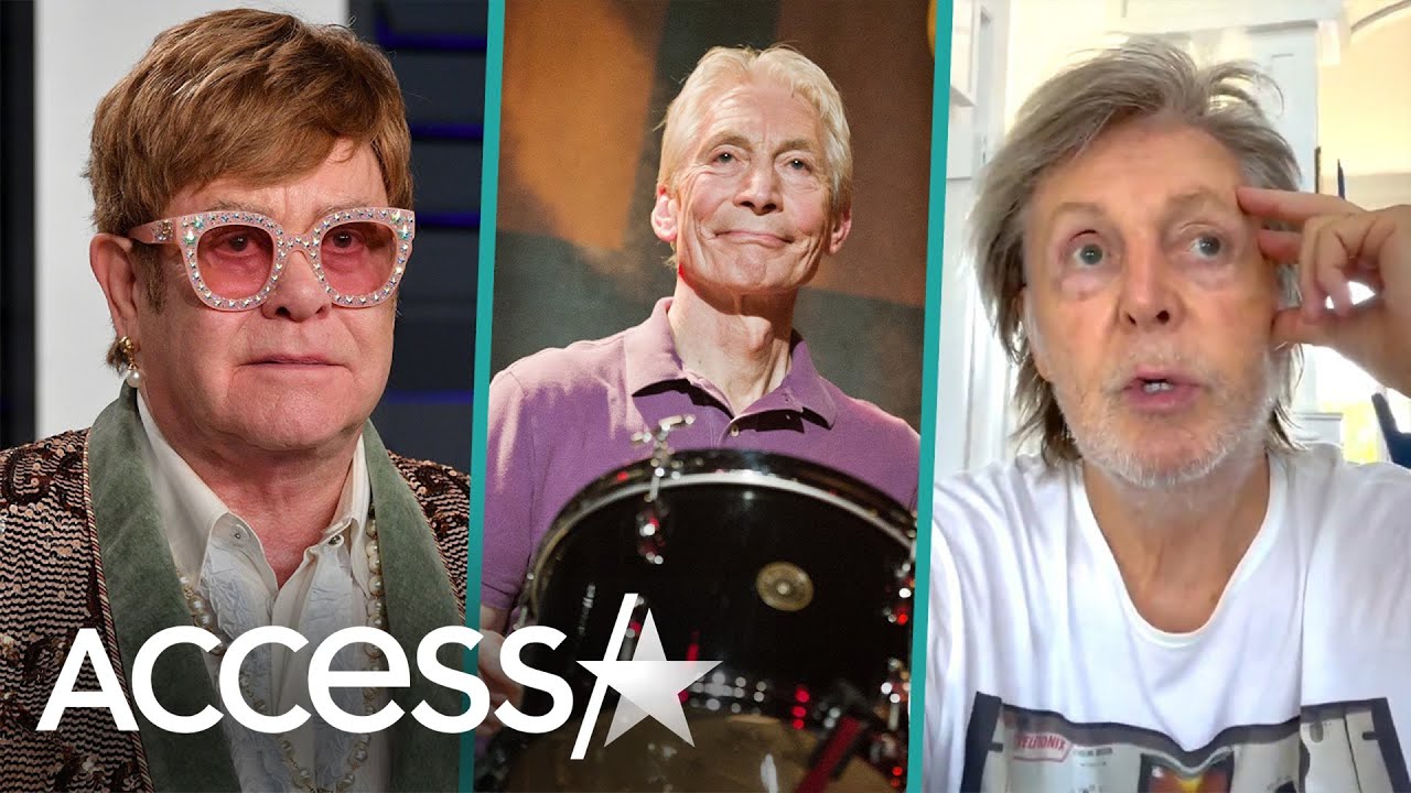 Elton John & Paul McCartney Mourn Rolling Stones’ Drummer Charlie Watts