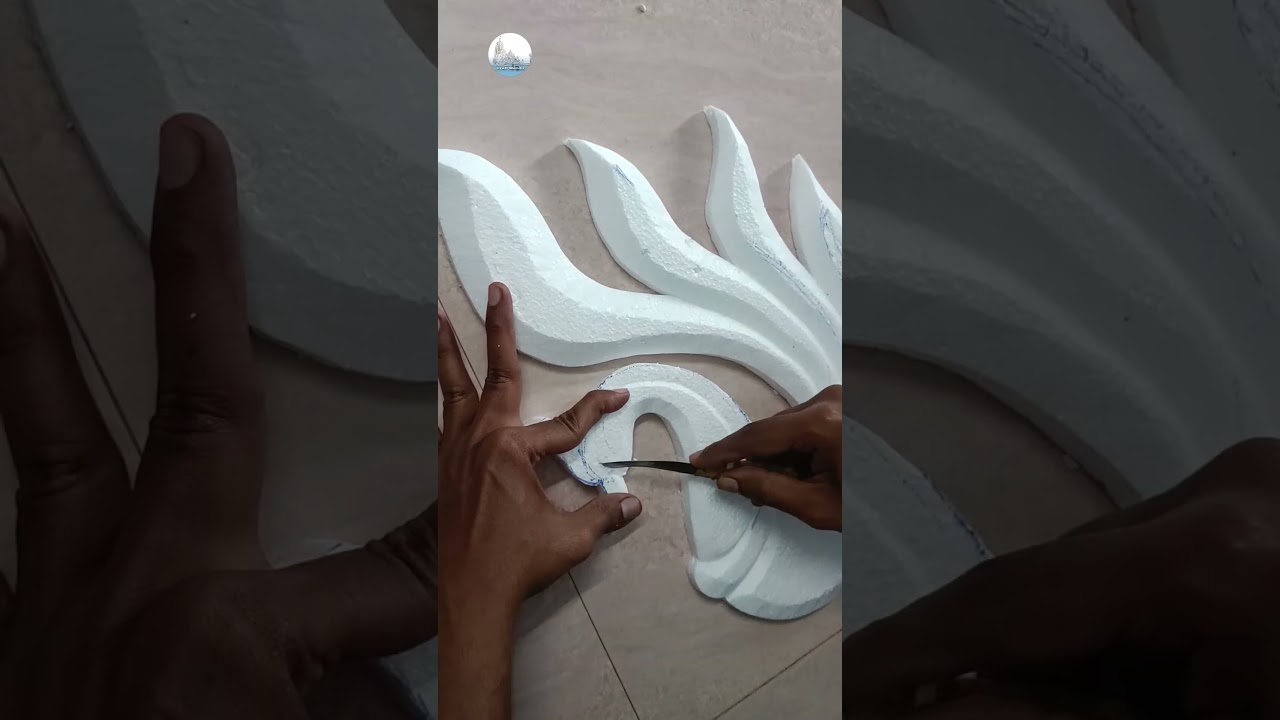 #Peacock_design/Peacock design for Ganesh Chaturthi decoration/ best Decoration ideas/#shorts