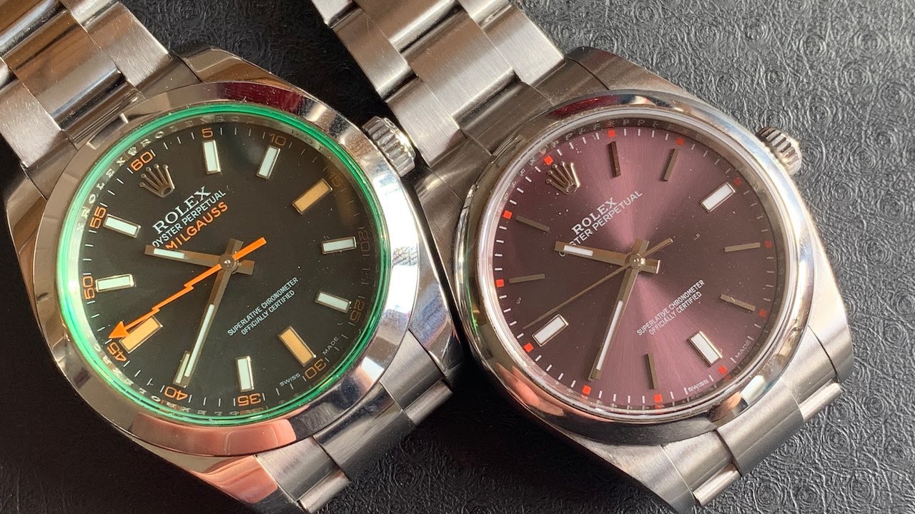 ROLEX OP39 VS MILGAUSS