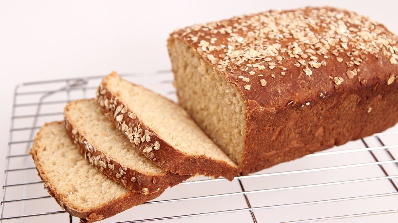 Honey Oat Bread Recipe - Laura Vitale - Laura in the Kitchen Episode 724