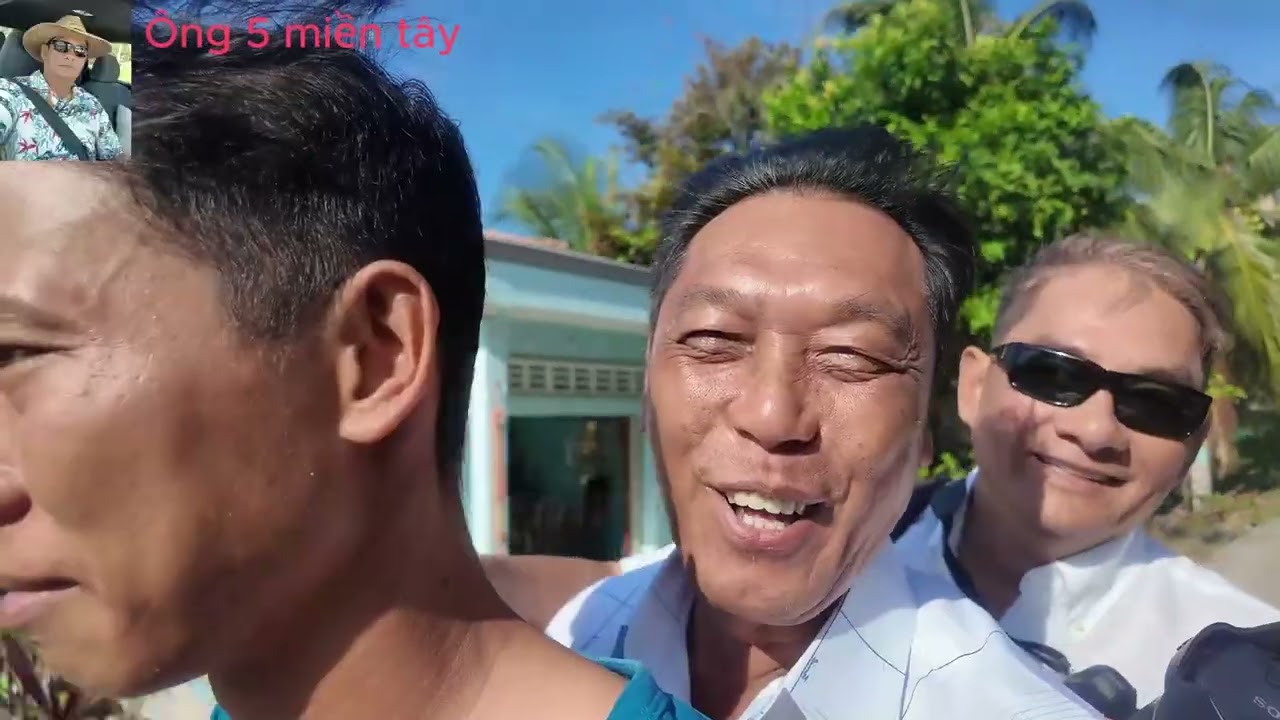 Ông 5 miền tây tham quan cù lao tra vinh