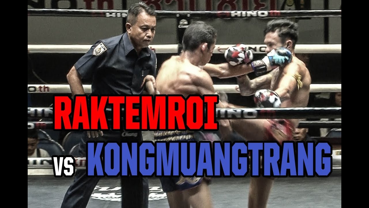 Muay Thai - Raktemroi vs Kongmuangtrang (รักเต็มร้อย vs ก้องเมืองตรัง),Lumpinee St, Bangkok,20.3.18.