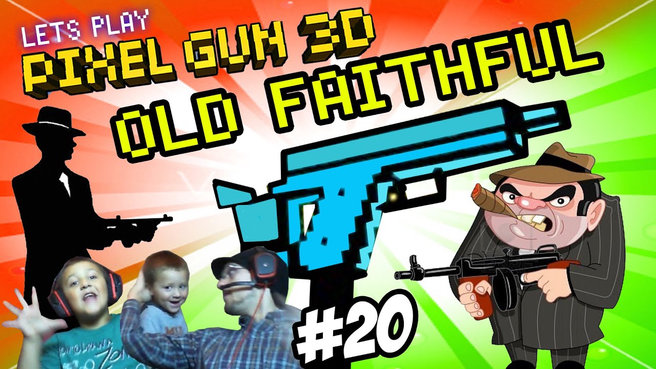 Папа и сын Играть Pixel Gun 3D: Old Faithful! Mafia Wars / Макароны &amp; Фрикадельки