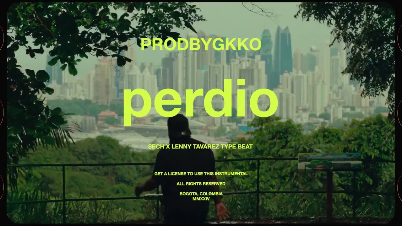 Sech x Lenny Tavarez Type Beat "perdio" Reggaeton Instrumental 2024 | PRODBYGKKO