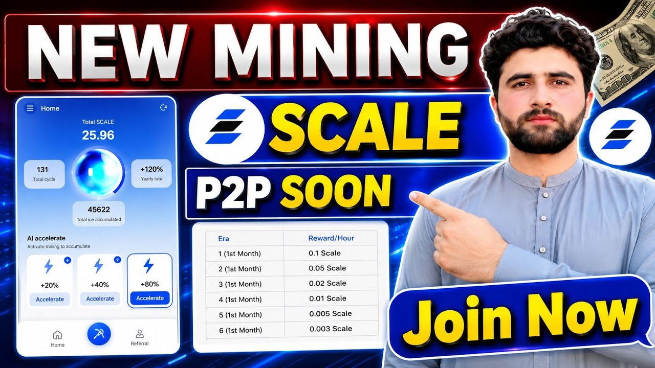 Scale Network New Mining App | Rizwan Baloch