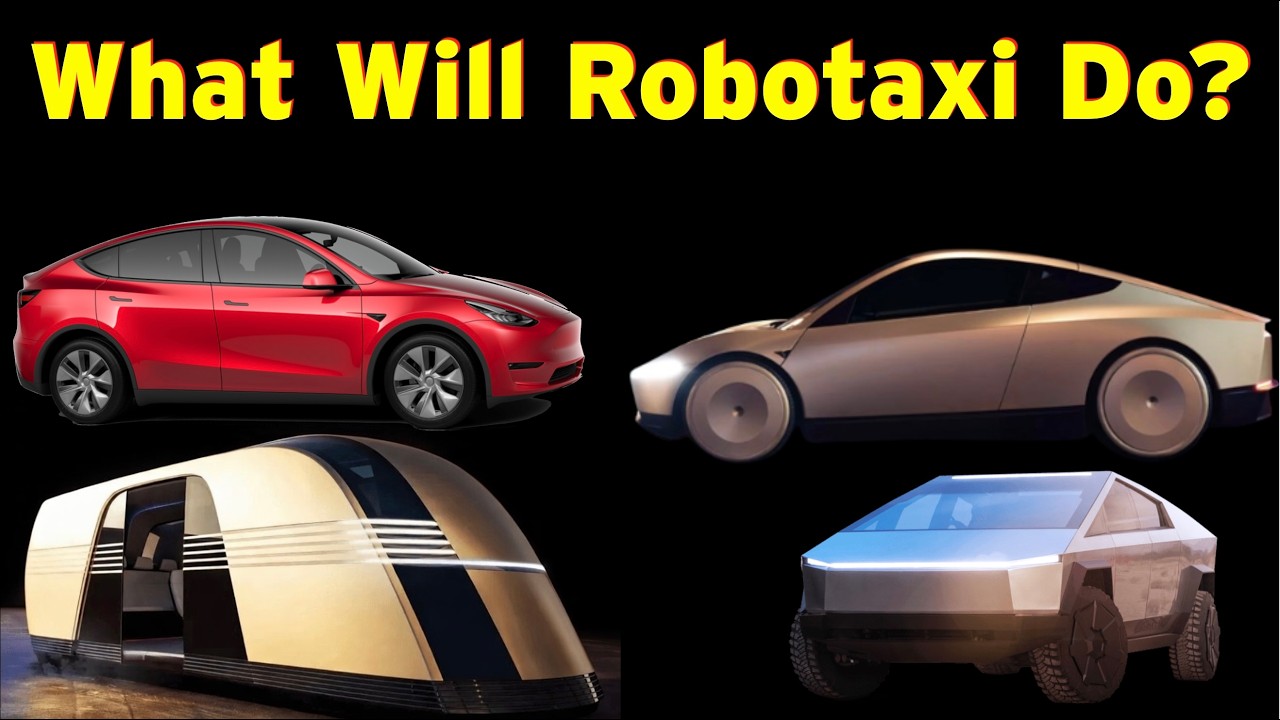 Tesla Robotaxi - Use Cases - Cybercab, Cybertruck, Robovan