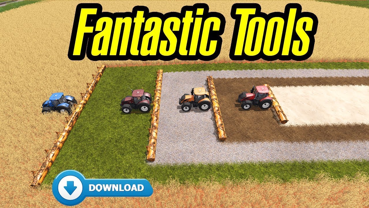 Farming Simulator 17: Fantastic Tools  for  Ground Modification + link