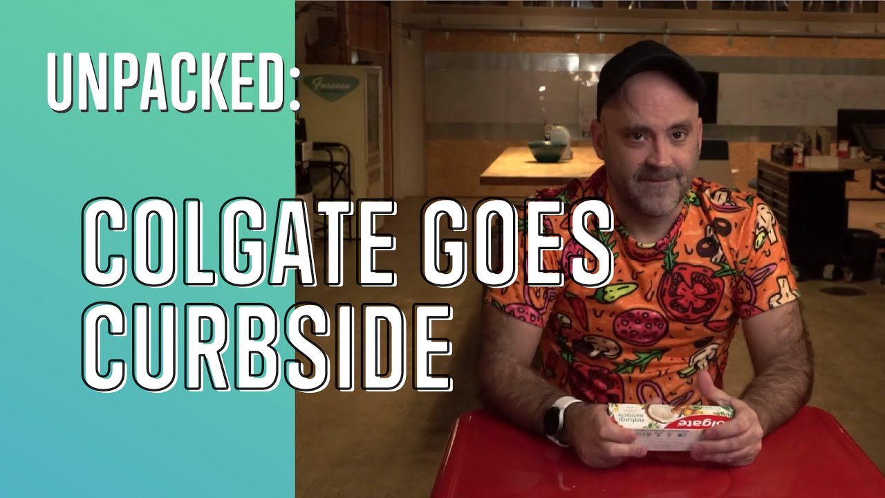 Unpacked: Curbside Recyclable Colgate Toothpaste Tubes