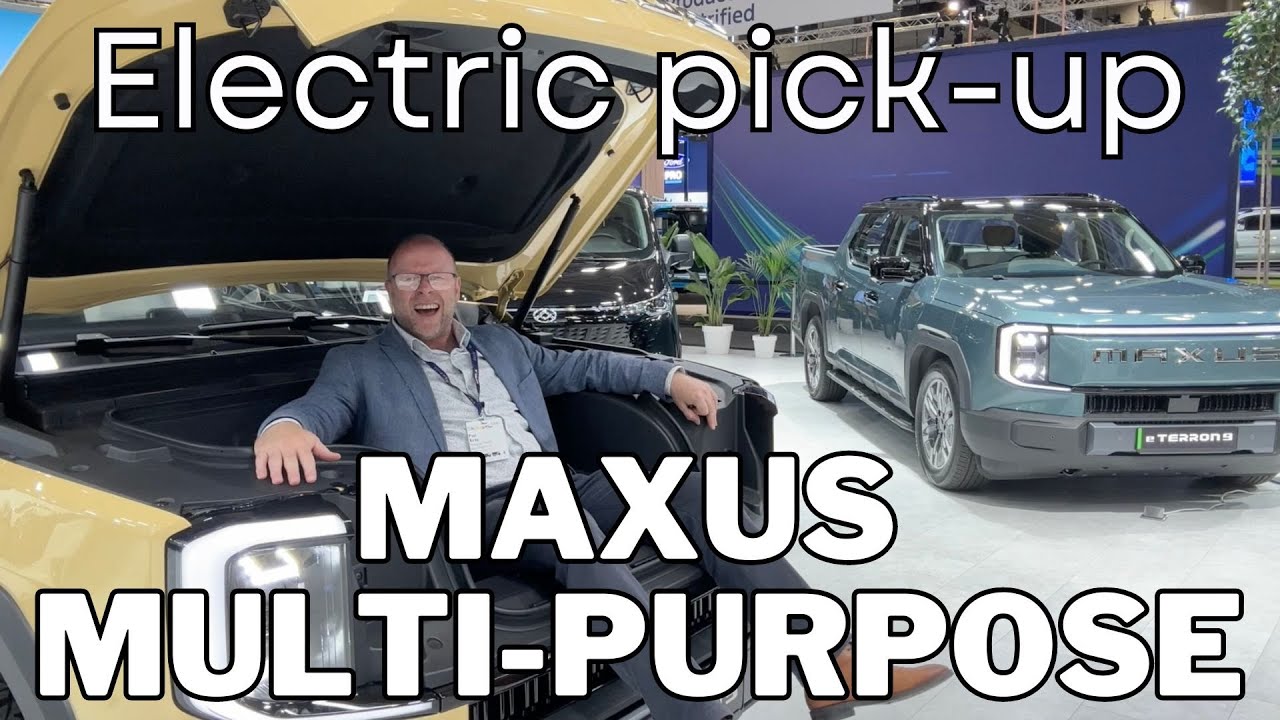 EUROPE'S FIRST ALL Electric 4x4 Pickup from @saic  Powerful, funky and towing at 3.5t #review #ev