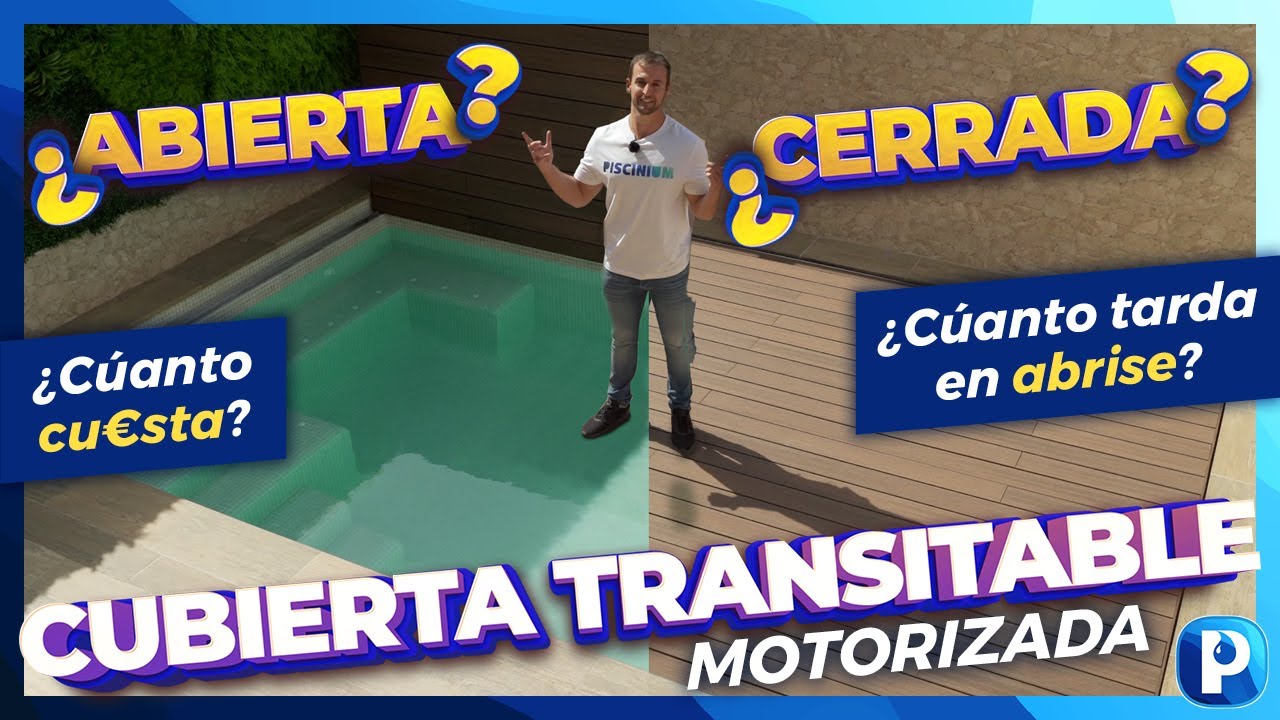 ✨ Piscinas Únicas ✨ Cubierta motorizada transitable 🔝