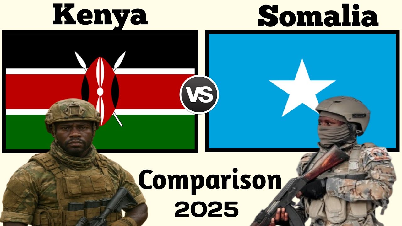 Kenya vs Somalia Military Power Comparison 2025 | Somalia vs Kenya Military Power 2025
