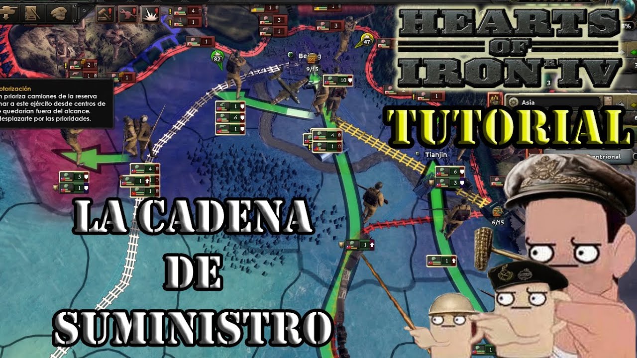 VIDEOTUTORIAL 2023 - HEARTS OF IRON IV - LA CADENA DE SUMINISTRO