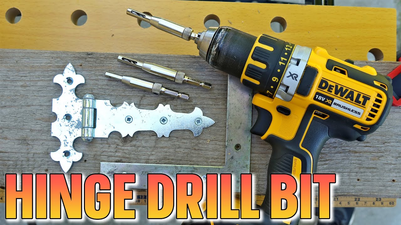 Hinge Drill Bit Set from Parkside - Self Centering Drill Bits - TEST