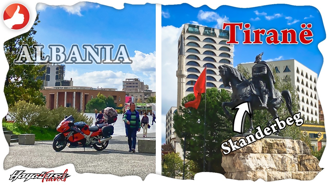 Din Durres către Piața Skanderbeg din Tirana!