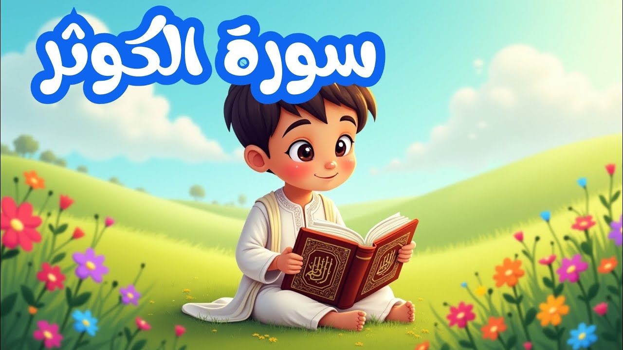 سورة الكوثر |قرآن كريم | إنا أعطيناك الكوثر  |مكررة للحفظ#قرآن #القرآن_الكريم #quran #اطفال 