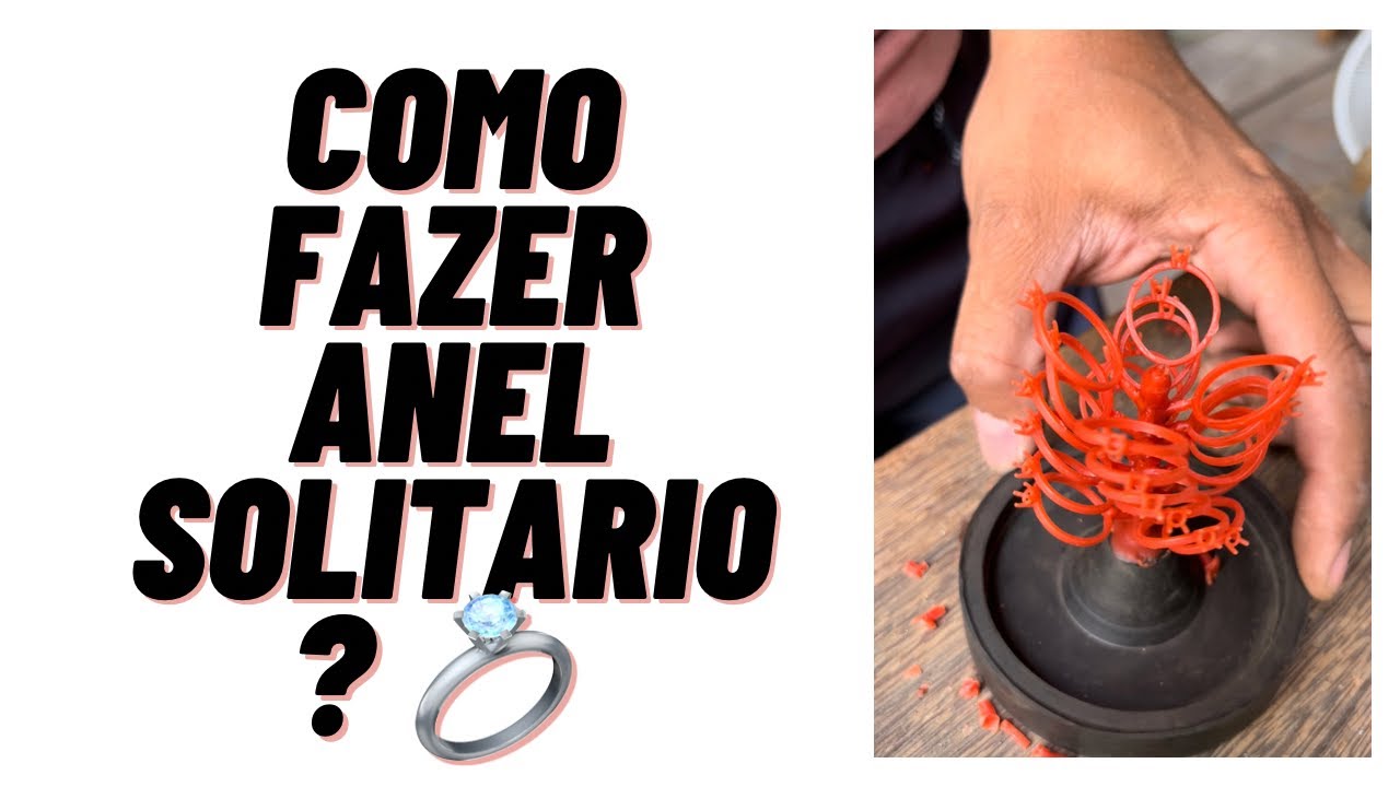 ✅ Como criar árvore de cera e fazer a fundição de anéis que vendem muito !?💰💰💍💍🤔