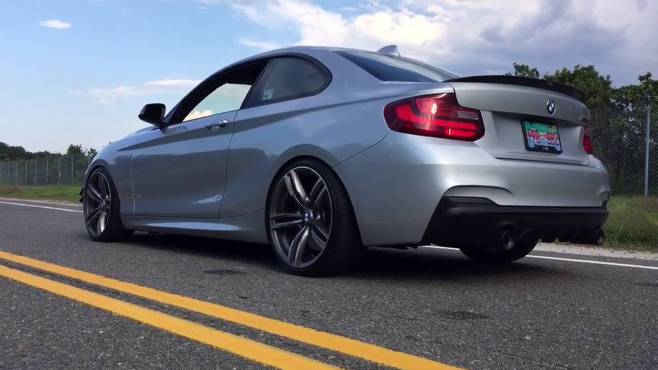 Bmw m235i Launch Control spinning into 3rd Gear JB4 Vrsf m2