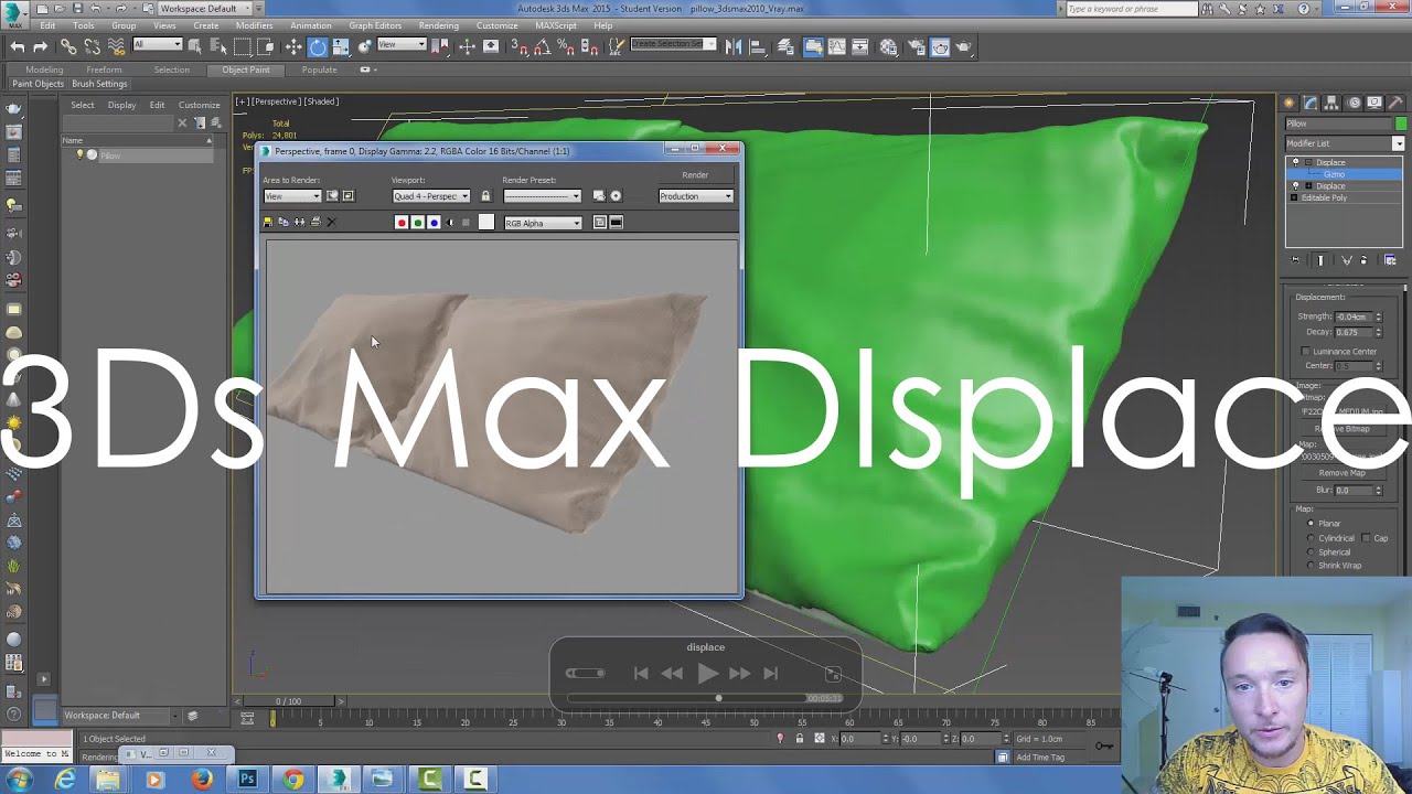 3Ds Max displace