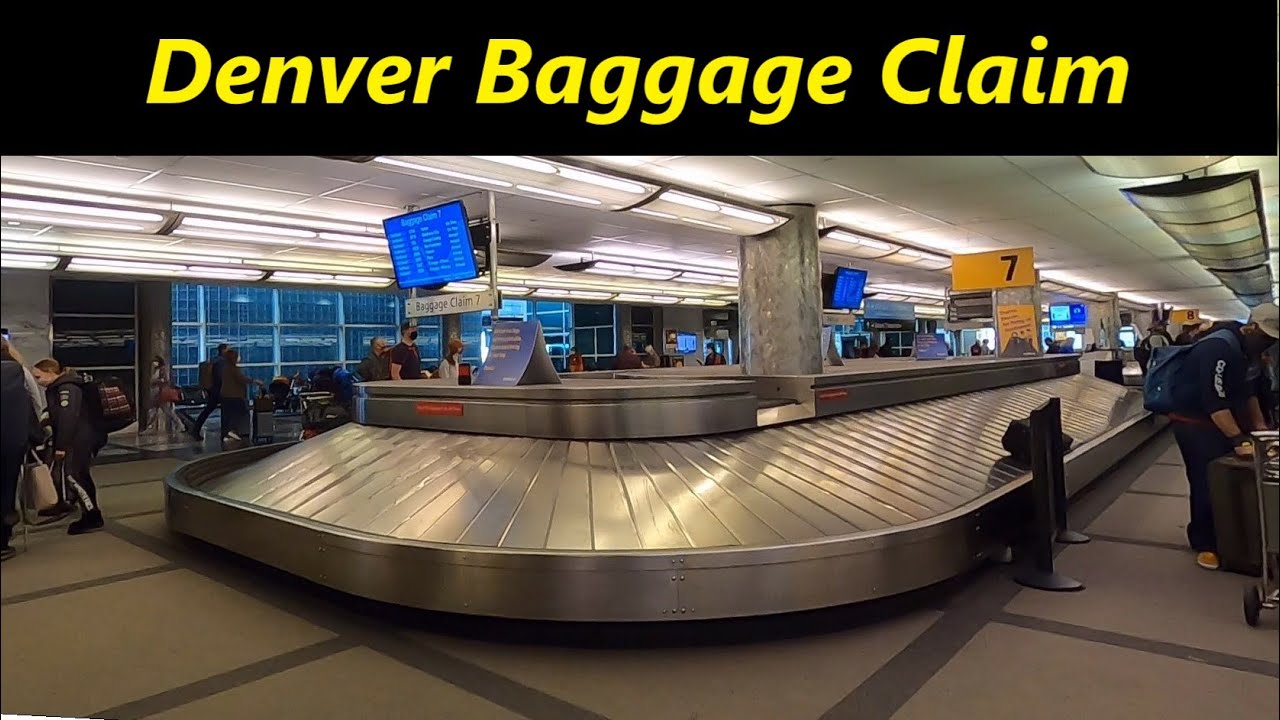 Denver Airport Walkthrough- Plane to Baggage Claim & Ground Transportation
