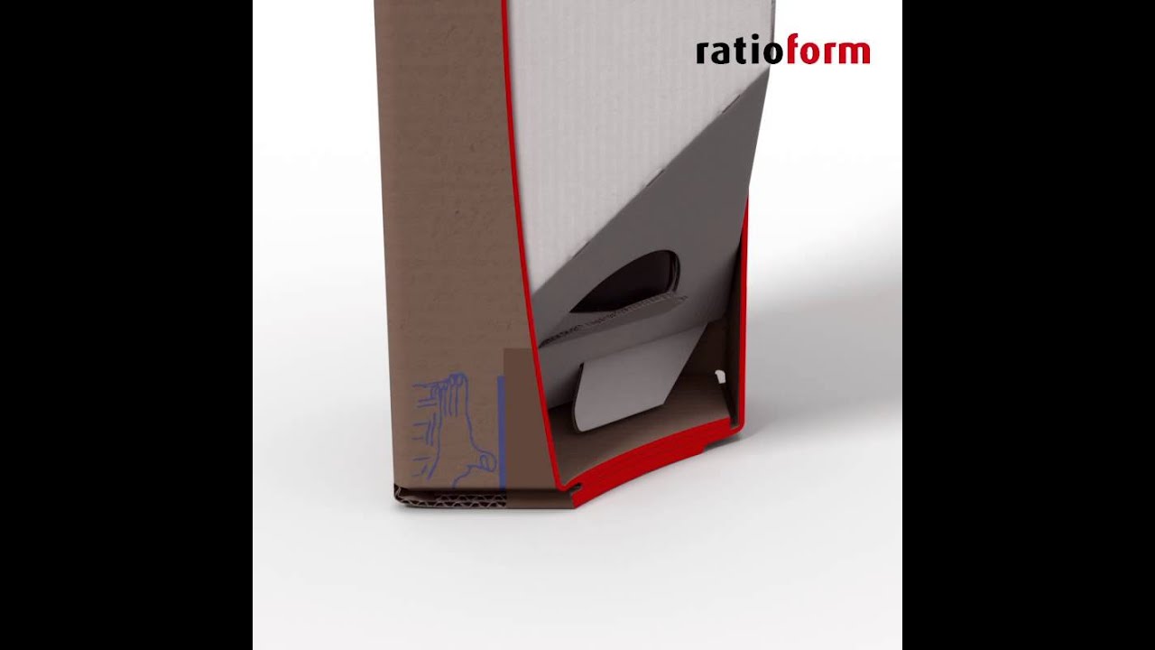 Flaschenverpackung Care, Post/DHL von ratioform