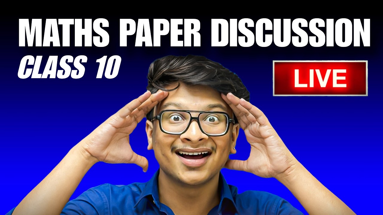 Live Math Paper Discussion (All Sets)🔥