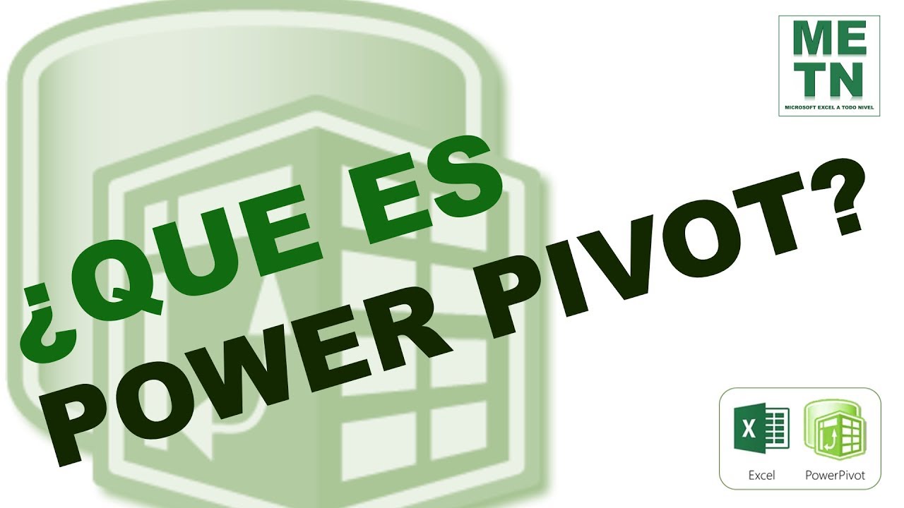 &iquest;QU&Eacute; ES POWER PIVOT? | Cap&iacute;tulo 1 | CURSO DE POWER PIVOT EN EXCEL 📊💯❤