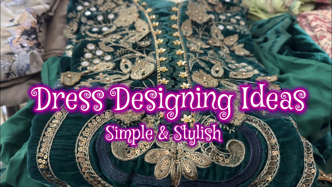 Simple & Stylish Dress Designing Ideas 2026 | How to design your clothes like designer #dressdesigns