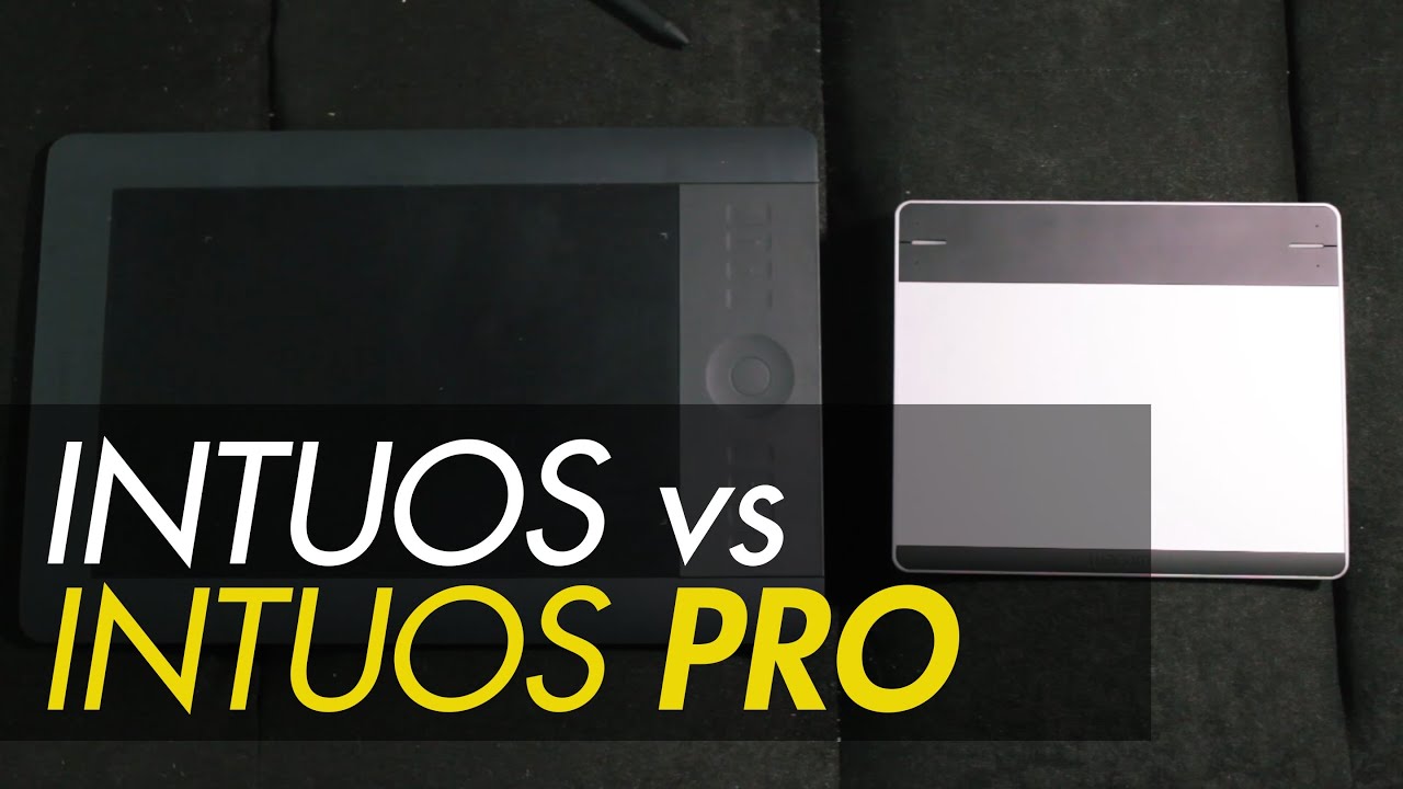 Wacom Intuos Pro vs Intuos Pen and Touch