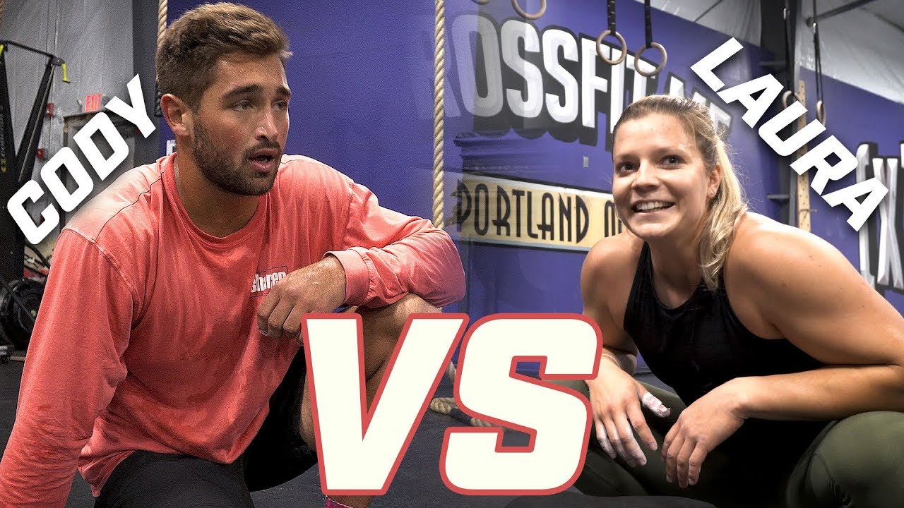 Cody Mooney VS Laura Horvath - Sandbag Cleans and Rope Climbs