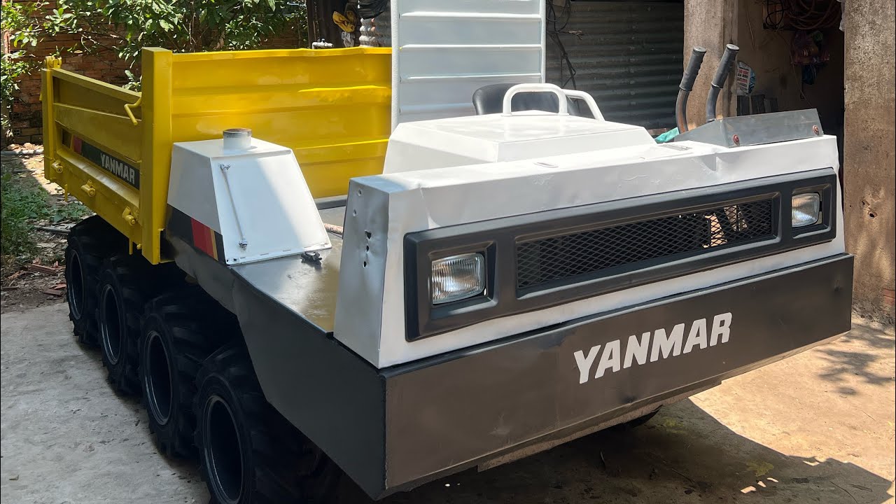 Xe rùa 8 bánh 4 cầu Yanmar C20W mạnh nhất trong phân khúc hàng Vip tải cao 📲0988.530.397