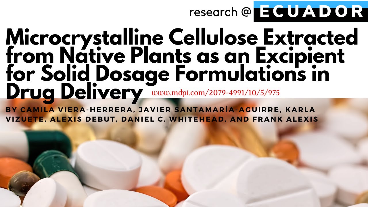 Microcrystalline Cellulose Extracted from Native Plants