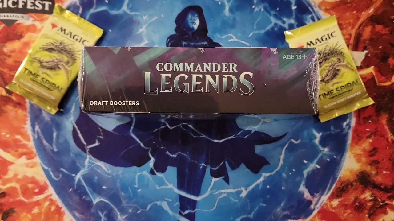 Old Wrapping Commander Legends Boxes Are The Way To Go - Commander Legends Box Battle