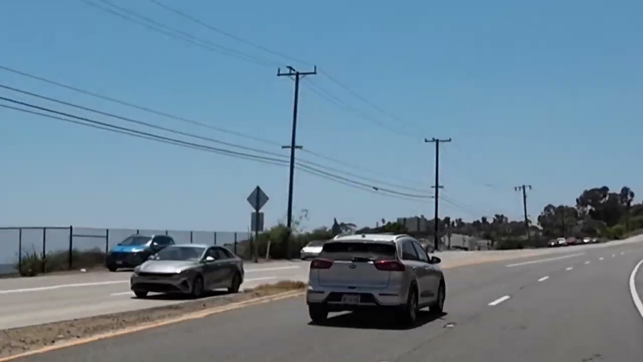 Mit der Vespa in Kalifornien am Pazifik