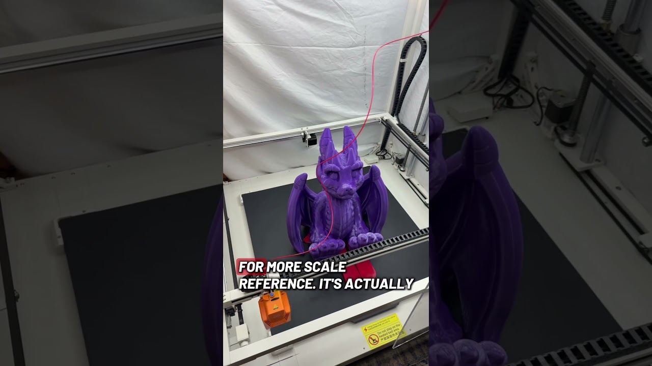 The large Winged Printzy is finally complete! Thanos Purple from Numakers Use code Martins3D
