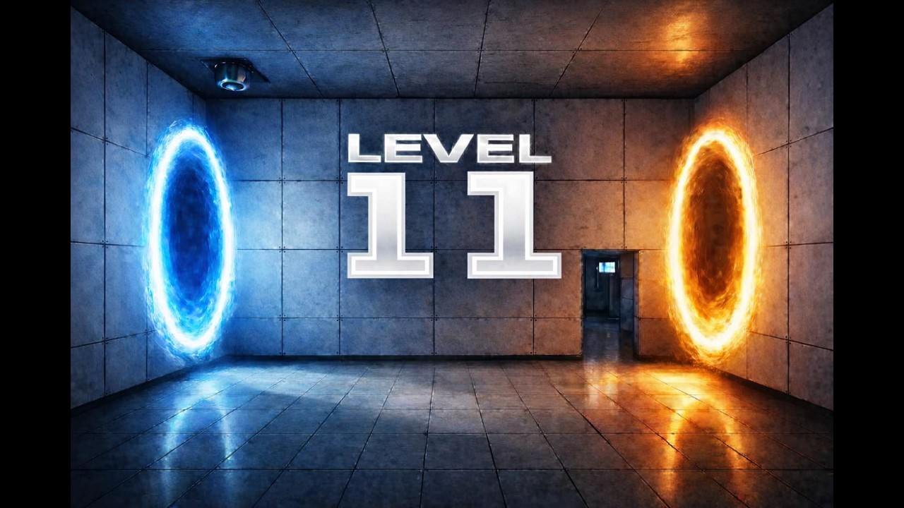 Portal – Level 11 | Dual Portal Gun & Rotating Orange Portals