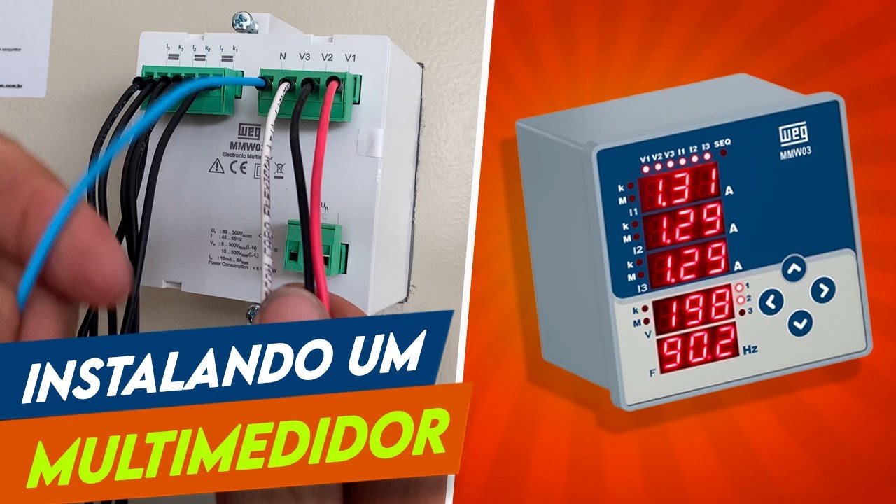 😏INSTALANDO um MULTIMEDIDOR no PAINEL INDUSTRIAL na PRÁTICA.
