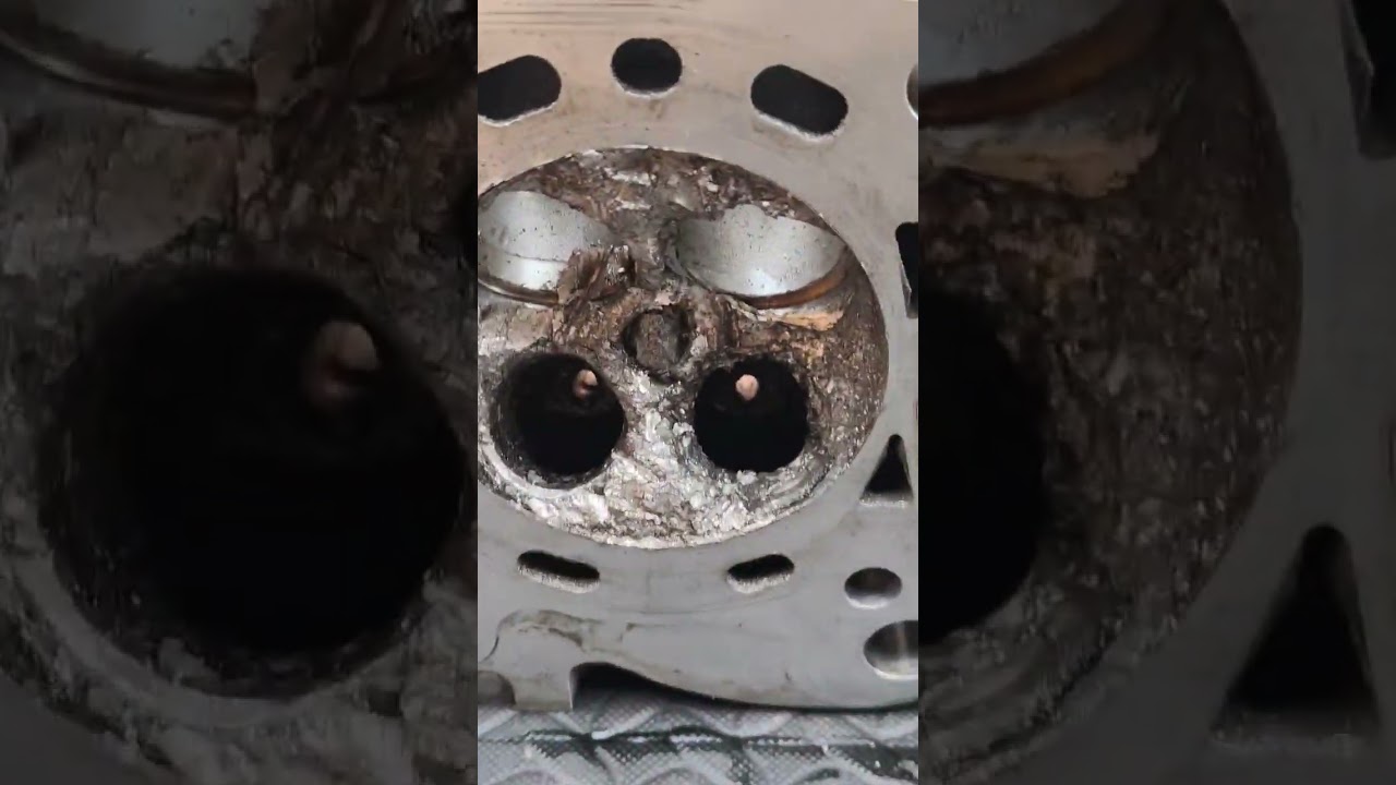 Result of dropping/snapping exhaust valves at 9000rpm...