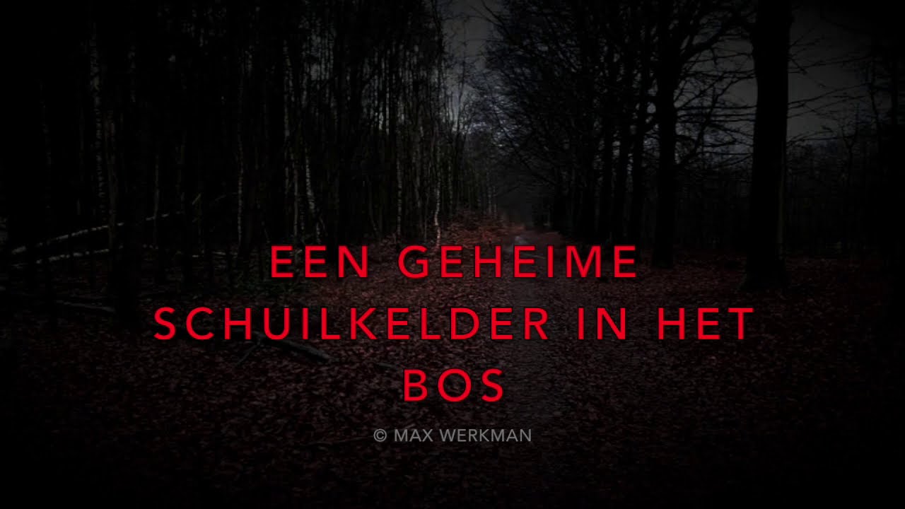 ONDERGRONDSE SCHUILPLEK IN HET BOS -ONDERDUIKERSHOL-