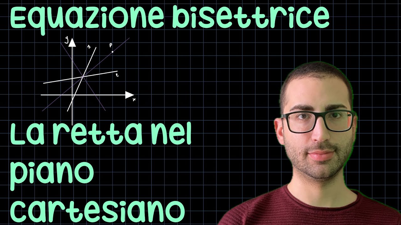 Le bisettrici degli angoli formati da 2 rette - La retta nel piano cartesiano ✨RadicediPiGreco✨