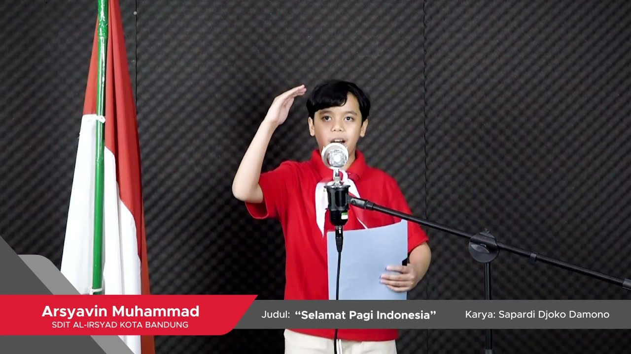 Arsyavin Muhammad  PUISI - Selamat Pagi Indonesia Karya Sapardi Djoko Damono