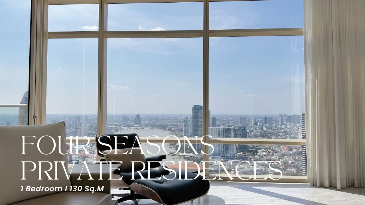 Four Seasons Private Residences Bangkok | 1 Bedroom Condo for Rent with Panoramic River View