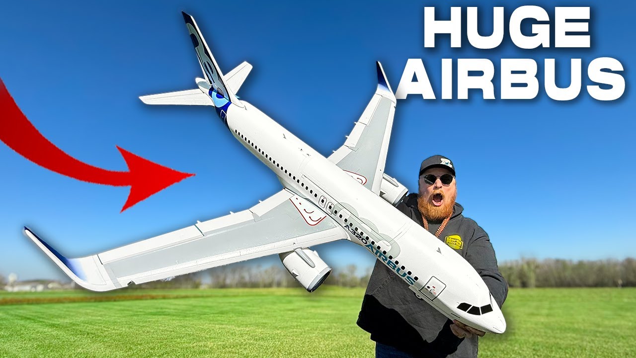 Мой ПЕРВЫЙ пассажирский самолёт! | E-flite Airbus A320neo
