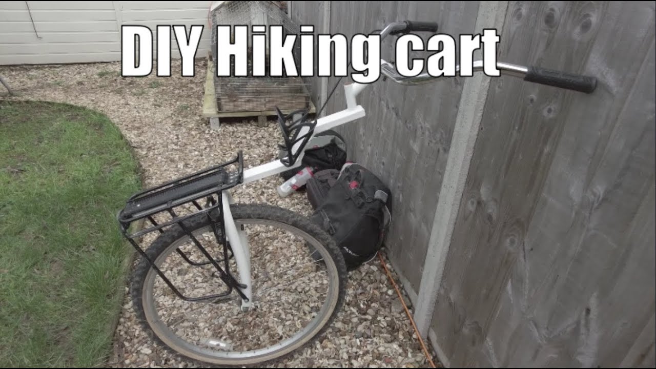 DIY hiking cart overview. Home made hiking stroller, Hiking trailer.