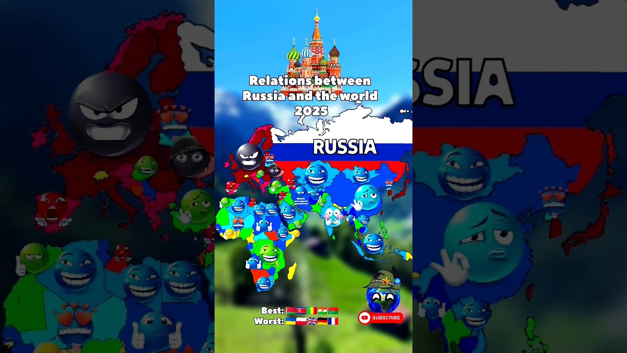Relations between Russia and the world 2025 🇷🇺❤️ 