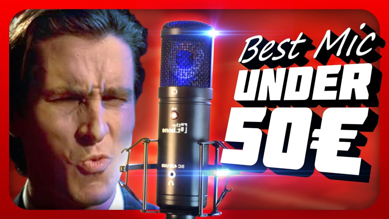 BEST BUDGET MIC under 50€ | T.Bone SC 420 USB Review