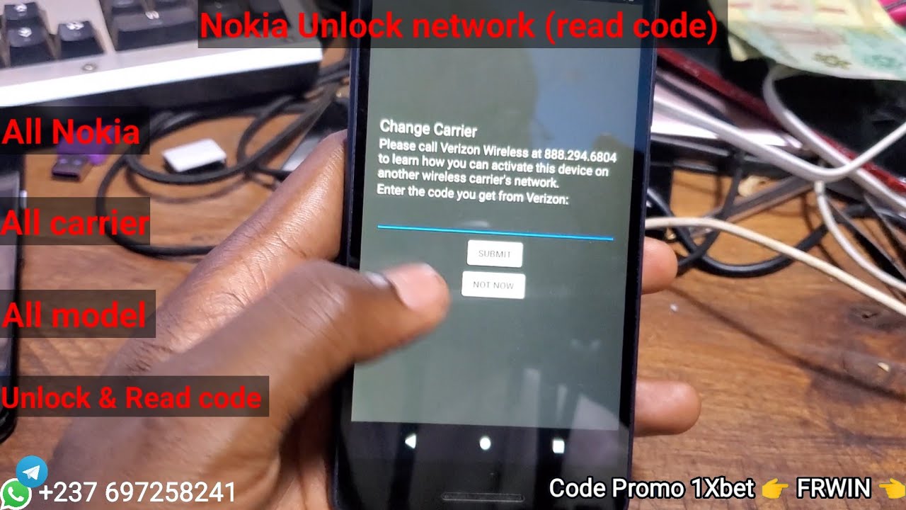 Nokia 2V Verizon TA-1136 unlock (read code) fastly