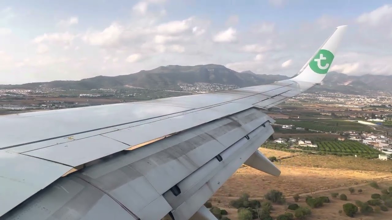 Transavia Landing Malaga