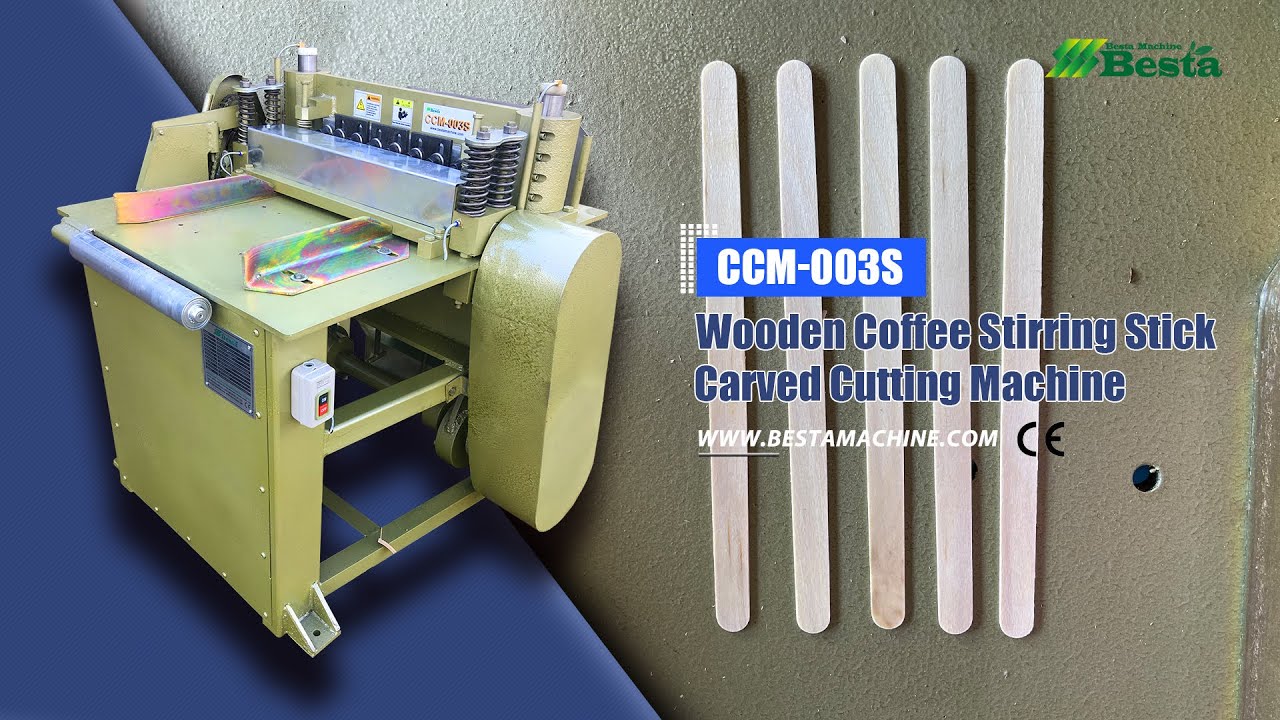 WOODEN COFFEE STIRRING STICK CARVED CUTTING MACHINE EXPORT TO TURKEY