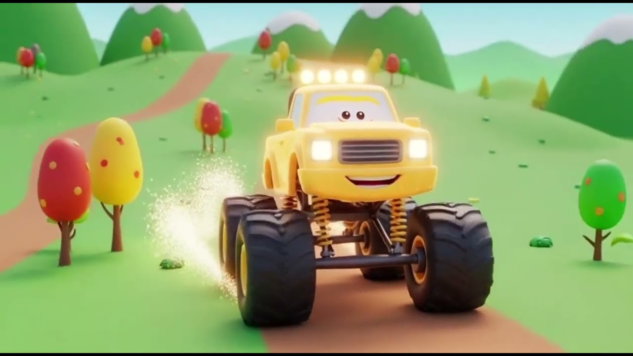 🎵 Monster Truck Colors – Nursery Rhyme Original